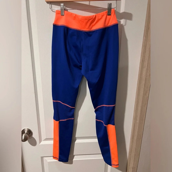 BCB size small blue and coral leggings. - Picture 1 of 8